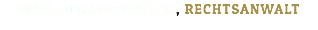 MAG. GERALD VOGLER, RECHTSANWALT